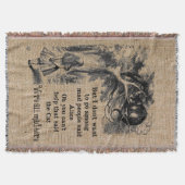 Alice im Wunderland; Cheshire-Katze mit Alice Decke (Vorderseite)