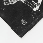 Alice im Wunderland; Cheshire-Katze mit Alice Fleecedecke (Ecke)