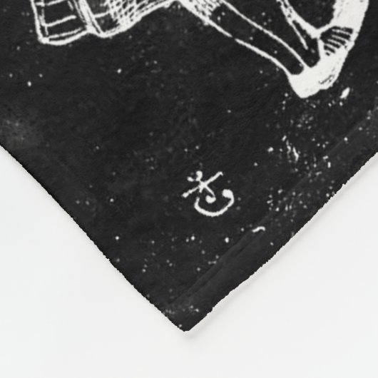 Alice im Wunderland; Cheshire-Katze mit Alice Fleecedecke (Ecke)