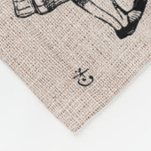 Alice im Wunderland; Cheshire-Katze mit Alice Fleecedecke (Ecke)