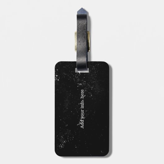 Alice im Wunderland; Cheshire-Katze mit Alice Gepäckanhänger (Rückseite vertikal)