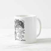 Alice im Wunderland; Cheshire-Katze mit Alice Kaffeetasse (VorderseiteRechts)