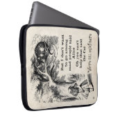 Alice im Wunderland; Cheshire-Katze mit Alice Laptopschutzhülle (Vorne Rechts)