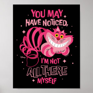 Alice im Wunderland - Cheshire-Katze nicht überall Poster