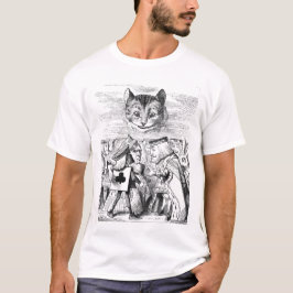 Alice im Wunderland-Cheshire-Katzen-Königin der T-Shirt