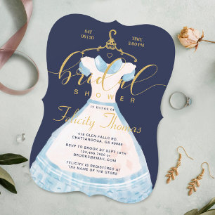 Alice im Wunderland Chic Blauer Brautkleid-Jungges Einladung