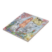 Alice im Wunderland Classic Cheshire Rabbit Alice Fliese (Seite)