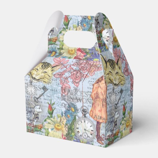 Alice im Wunderland Classic Cheshire Rabbit Alice Geschenkschachtel (Rückseite)