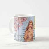 Alice im Wunderland Classic Cheshire Rabbit Alice Kaffeetasse (Vorderseite Links)