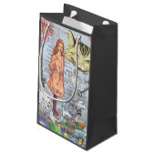 Alice im Wunderland Classic Cheshire Rabbit Alice Kleine Geschenktüte (Rückseite Schrägansicht)