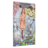 Alice im Wunderland Classic Cheshire Rabbit Alice Klemmbrett (Rechts)