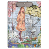 Alice im Wunderland Classic Cheshire Rabbit Alice Klemmbrett (Vorderseite)