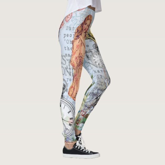 Alice im Wunderland Classic Cheshire Rabbit Alice Leggings (Rechts)