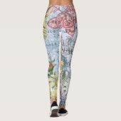 Alice im Wunderland Classic Cheshire Rabbit Alice Leggings (Rückseite)