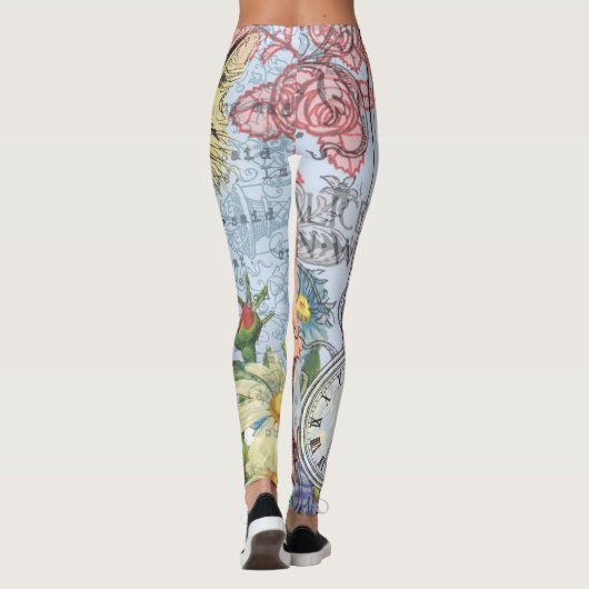 Alice im Wunderland Classic Cheshire Rabbit Alice Leggings (Rückseite)