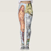 Alice im Wunderland Classic Cheshire Rabbit Alice Leggings (Vorderseite)