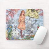 Alice im Wunderland Classic Cheshire Rabbit Alice Mousepad (Mit Mouse)