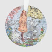 Alice im Wunderland Classic Cheshire Rabbit Alice Ornament (Vorderseite)