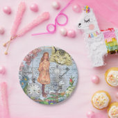 Alice im Wunderland Classic Cheshire Rabbit Alice Pappteller (Party)