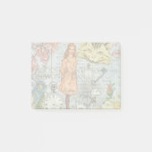 Alice im Wunderland Classic Cheshire Rabbit Alice Post-it Klebezettel (Vorderseite)