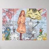 Alice im Wunderland Classic Cheshire Rabbit Alice Poster (Vorne)