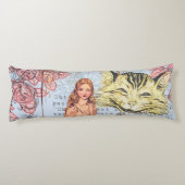 Alice im Wunderland Classic Cheshire Rabbit Alice Seitenschläferkissen (Rückseite)