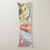 Alice im Wunderland Classic Cheshire Rabbit Alice Seitenschläferkissen (Vorderseite Vertikal)