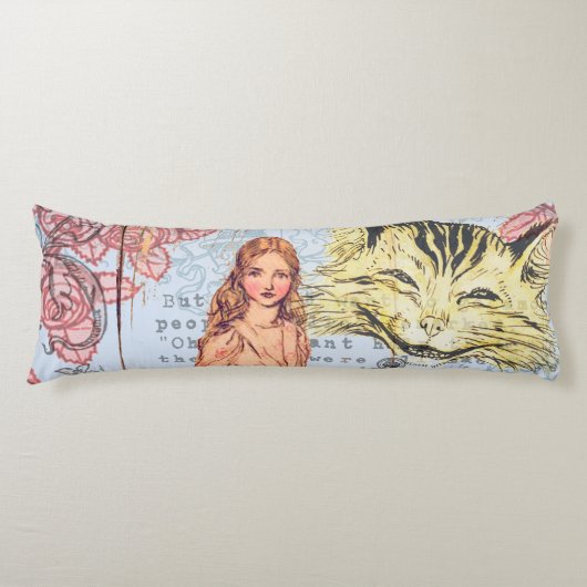 Alice im Wunderland Classic Cheshire Rabbit Alice Seitenschläferkissen (Vorderseite)