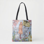 Alice im Wunderland Classic Cheshire Rabbit Alice Tasche (Vorderseite)