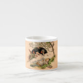 Alice im Wunderland Classic Illustration Espressotasse (Vorderseite)