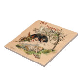 Alice im Wunderland Classic Illustration Fliese (Seite)