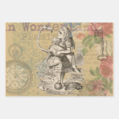 Alice im Wunderland Classic Illustration Geschenkpapier Set (Vorderseite 3)