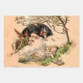 Alice im Wunderland Classic Illustration Geschenkpapier Set (Vorderseite)