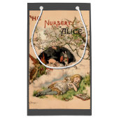 Alice im Wunderland Classic Illustration Kleine Geschenktüte (Rückseite)