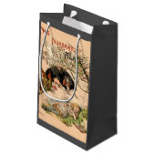 Alice im Wunderland Classic Illustration Kleine Geschenktüte (Rückseite Schrägansicht)