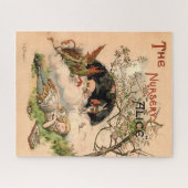 Alice im Wunderland Classic Illustration Puzzle (Horizontal)