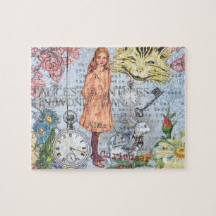 Alice im Wunderland Classic Illustration Puzzle