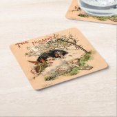 Alice im Wunderland Classic Illustration Rechteckiger Pappuntersetzer (angewinkelt)