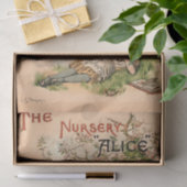 Alice im Wunderland Classic Illustration Seidenpapier (Geschenk)