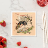 Alice im Wunderland Classic Illustration Serviette (Beispiel)