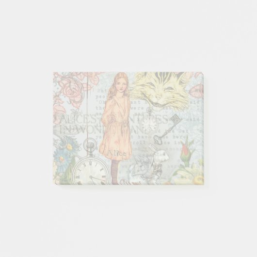 Alice im Wunderland Classic Rackham Post-it Klebezettel (Vorderseite)