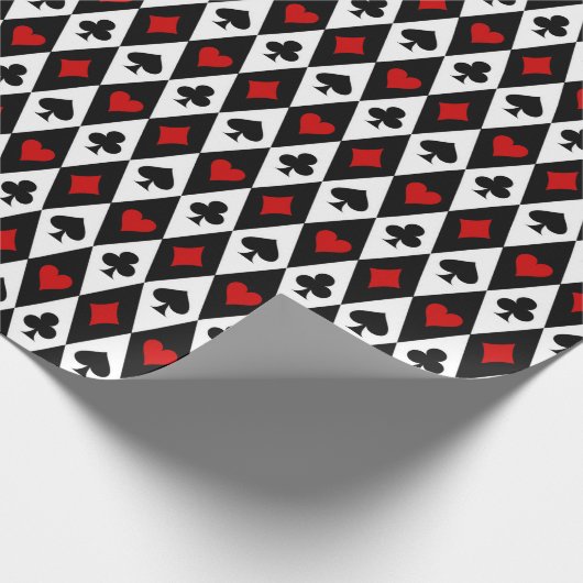 Alice im Wunderland Collage Weihnachtsgeschenk Geschenkpapier (Ecke)