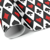 Alice im Wunderland Collage Weihnachtsgeschenk Geschenkpapier (Rolleneckpunkt)