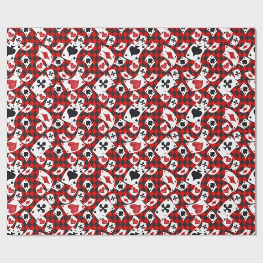 Alice im Wunderland Collage Weihnachtsgeschenk Wra Geschenkpapier (Flach)