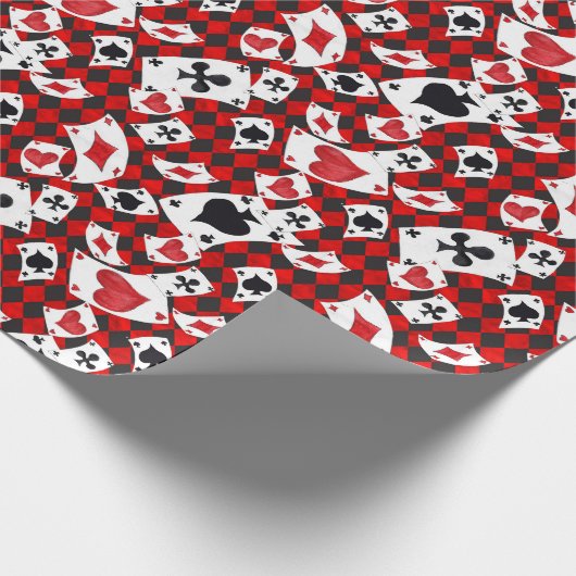 Alice im Wunderland Collage Weihnachtsgeschenk Wra Geschenkpapier (Ecke)