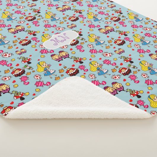 Alice im Wunderland Comforter - ADD Monogramm Sherpadecke (3/4)