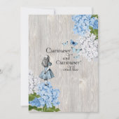 Alice im Wunderland Curiouser Bloral Grußkarte Dankeskarte (Vorderseite)