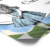 Alice im Wunderland Curiouser Butterflies Poster (Ecke)