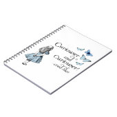 Alice im Wunderland Curiouser Butterfly Notebook Notizblock (Linke Seite)
