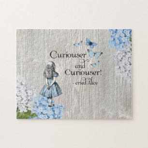 Alice im Wunderland Curiouser Floral Jigsaw Puzzle